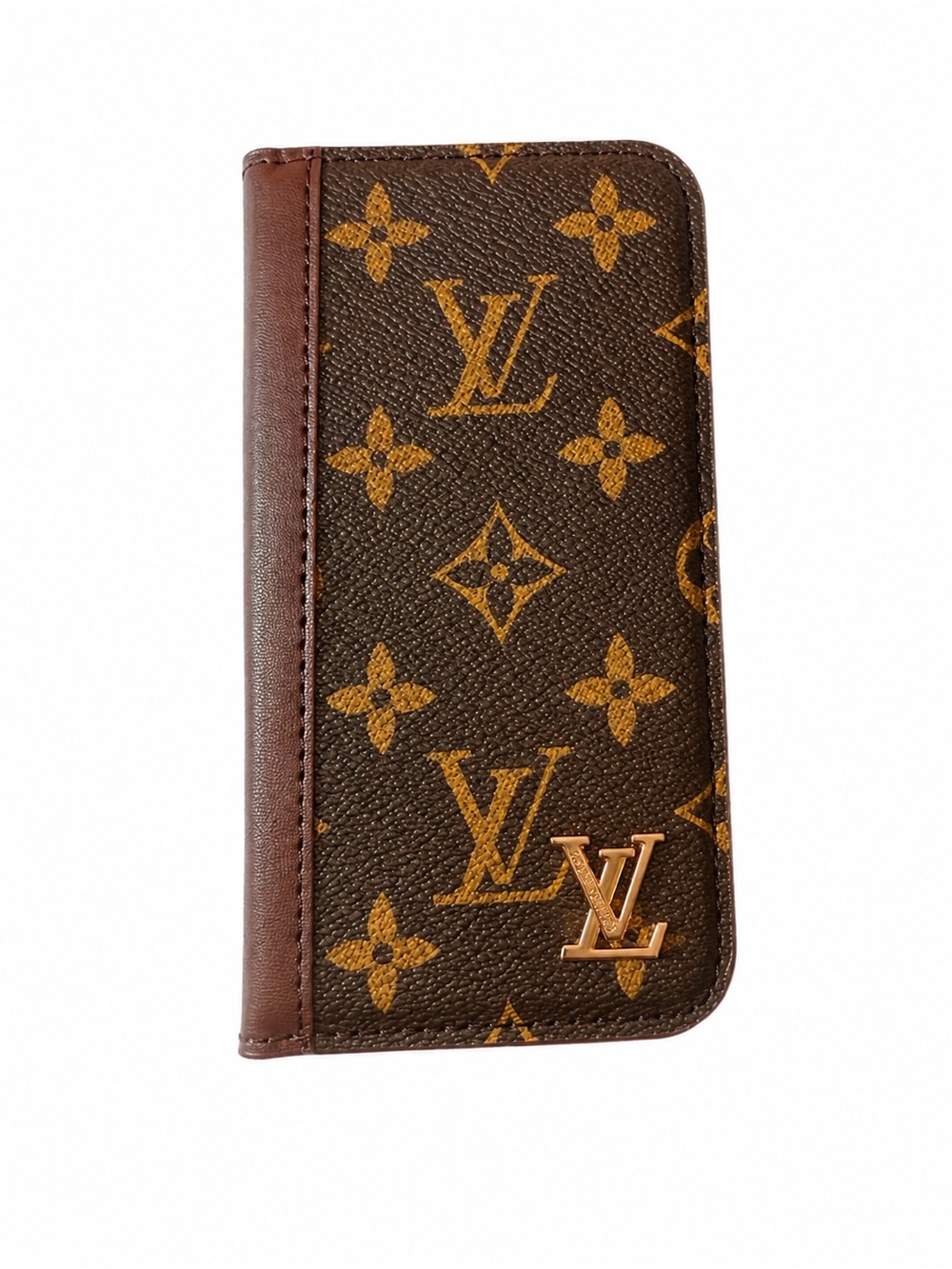 Samsung Galaxy 23-Brown Monogram Phone Wallet brand new